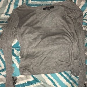 Gray Shirt “Savage” on sleeves